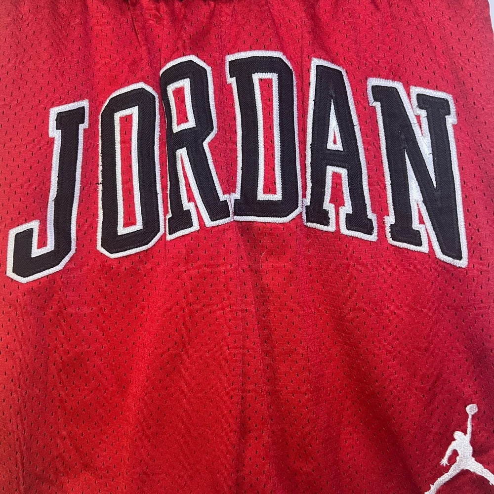 Jordan Red and Black Athletic Shorts - Picture 4 of 8